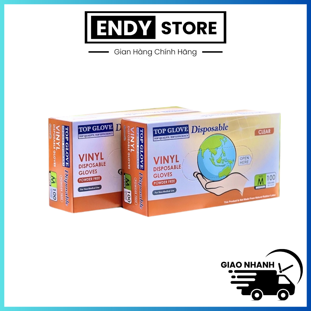 Găng Tay Y Tế Vinyl Loại Không Bột